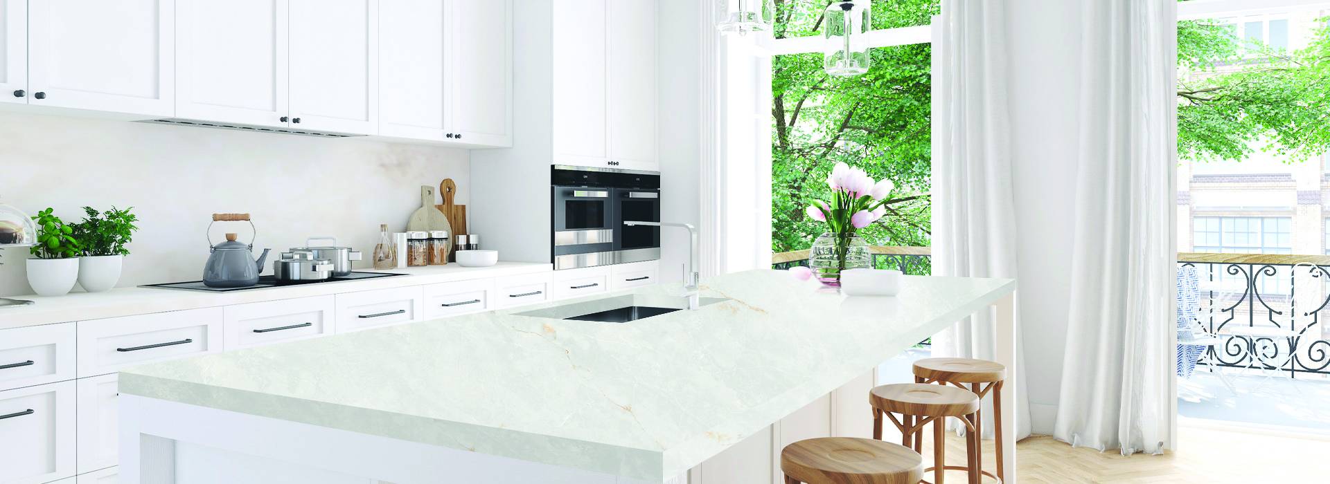 Calacata Vena Oro CSF - Application