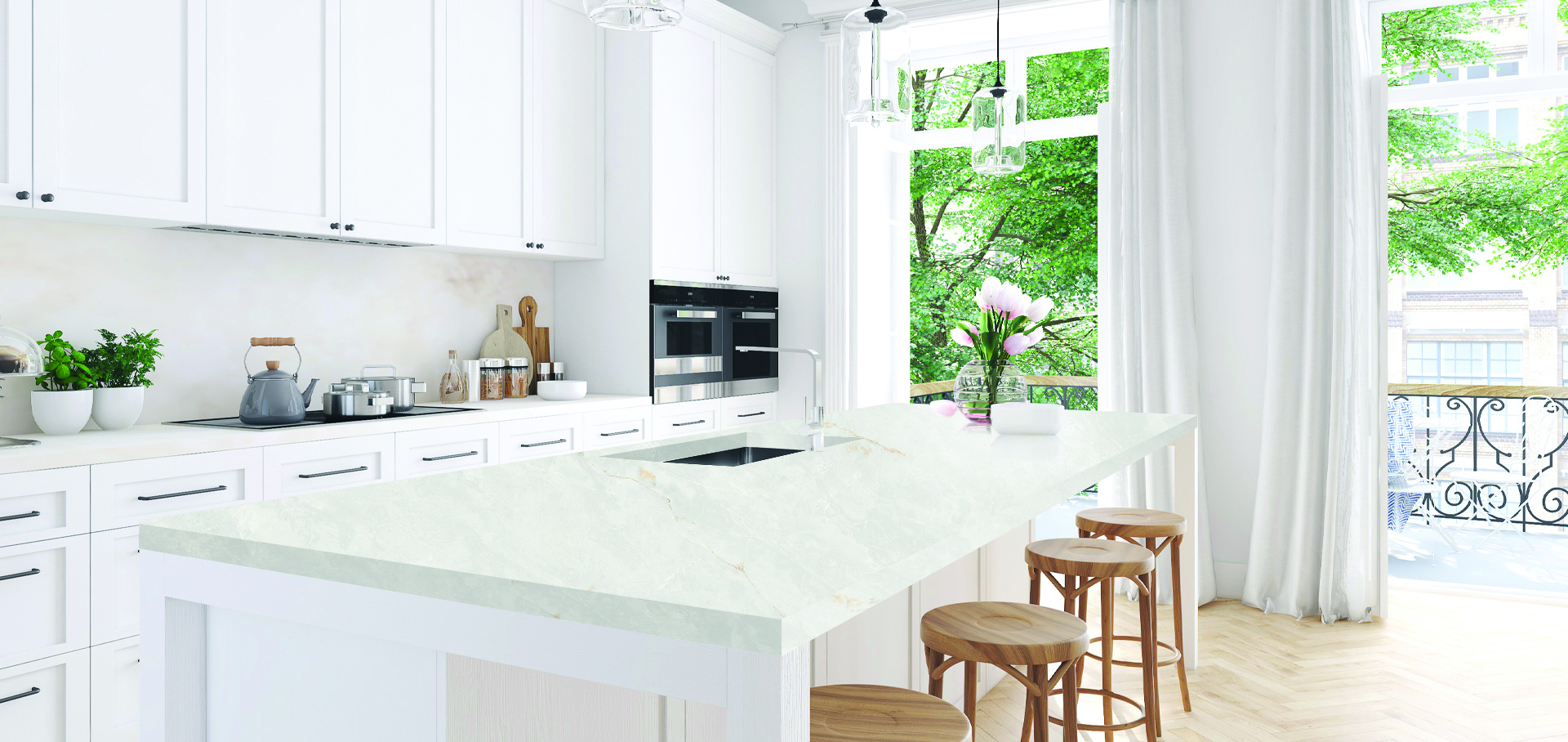 Calacata Vena Oro CSF - Application
